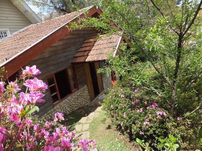 הוילה Campos do Jordão Sonja'S Almhutte חדר תמונה